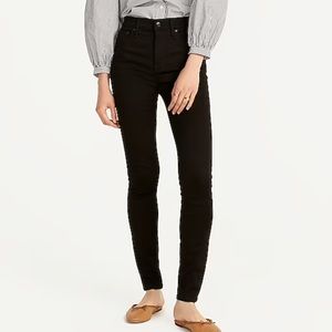 J. Crew | 10” High-Rise Toothpick Jean in true Black Size 26 Style CA56445